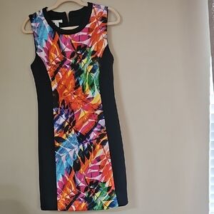 London Style Tropical/colorful Dress
